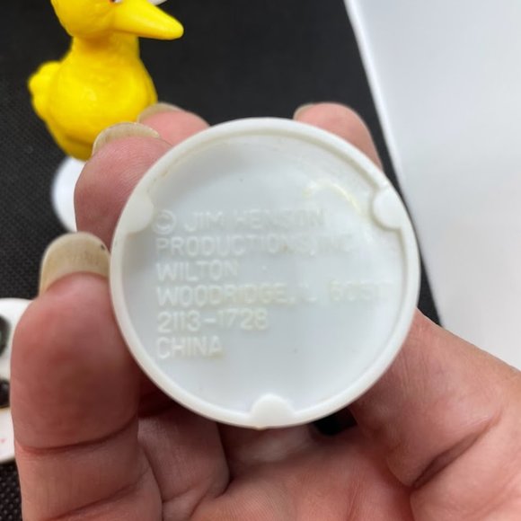 Lot of 5 Wilton Sesame Street Figures Cake Toppers Big Bird Oscar Bert Ernie - Picture 5 of 5